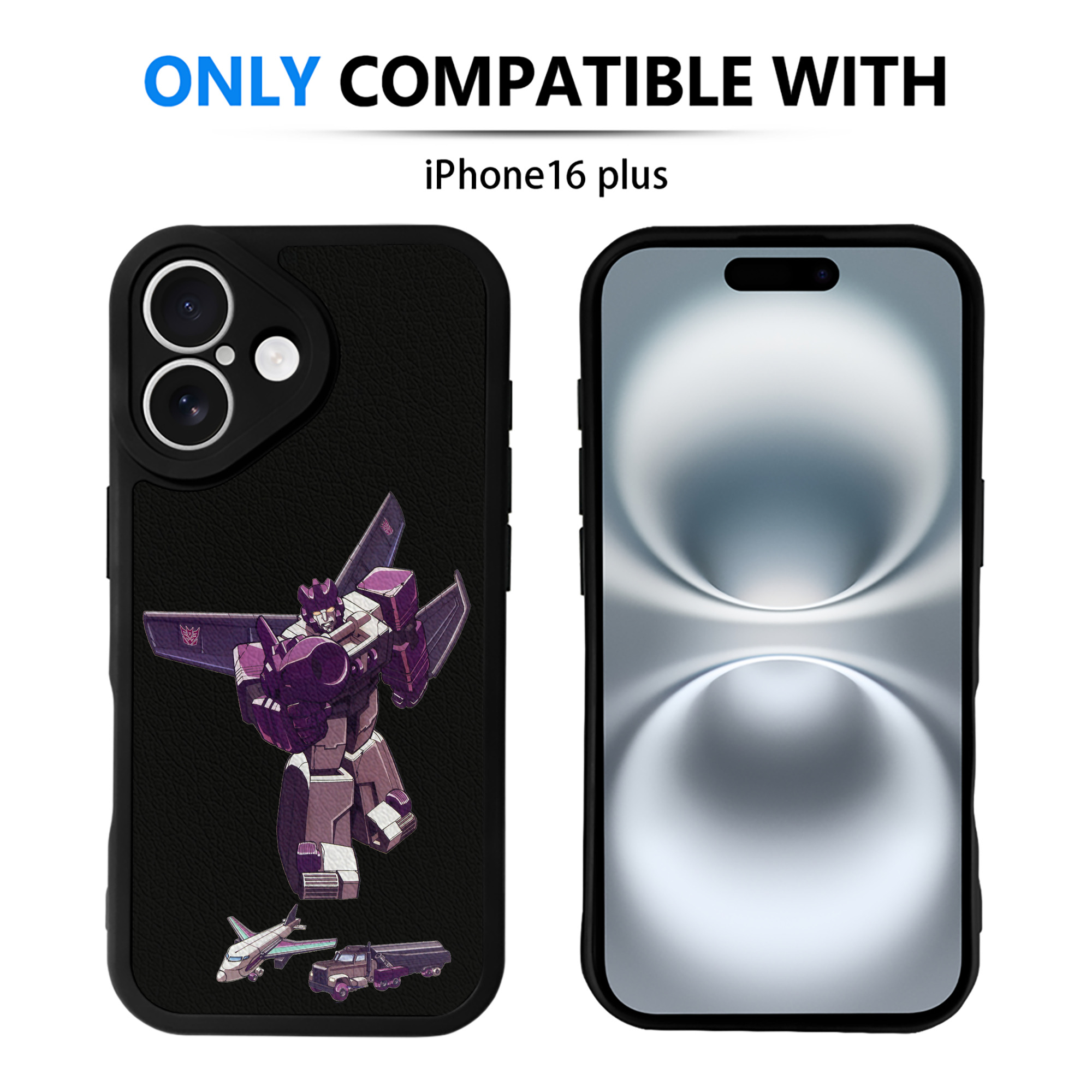 （画像用）  【iPhone 16シリーズ対応】シリコンスマホケース（レザー調） 材質：シリコン